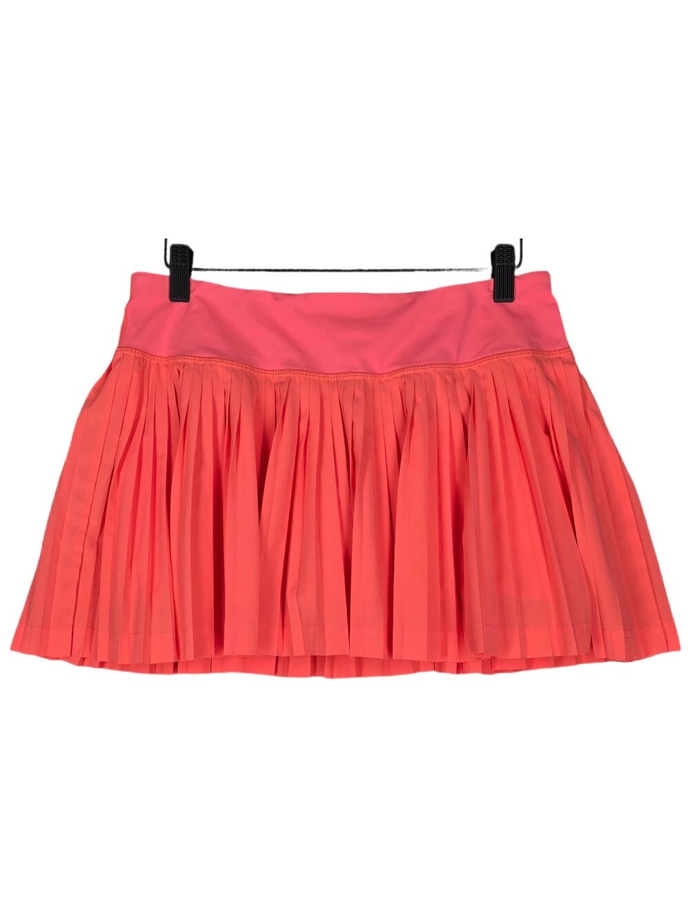 LULULEMON ATHLETIC PLEATED SKORT – WOMEN’S – CORAL – BUILT‑IN SHORTS – SIZE 6